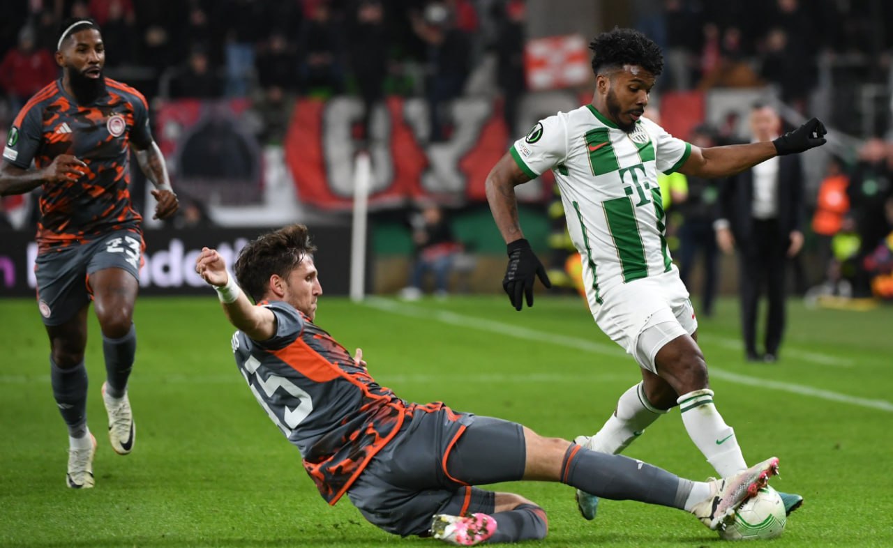 Ferencvarosi TC vs Olympiakos (03:00 – 23/02) | Xem lại trận đấu